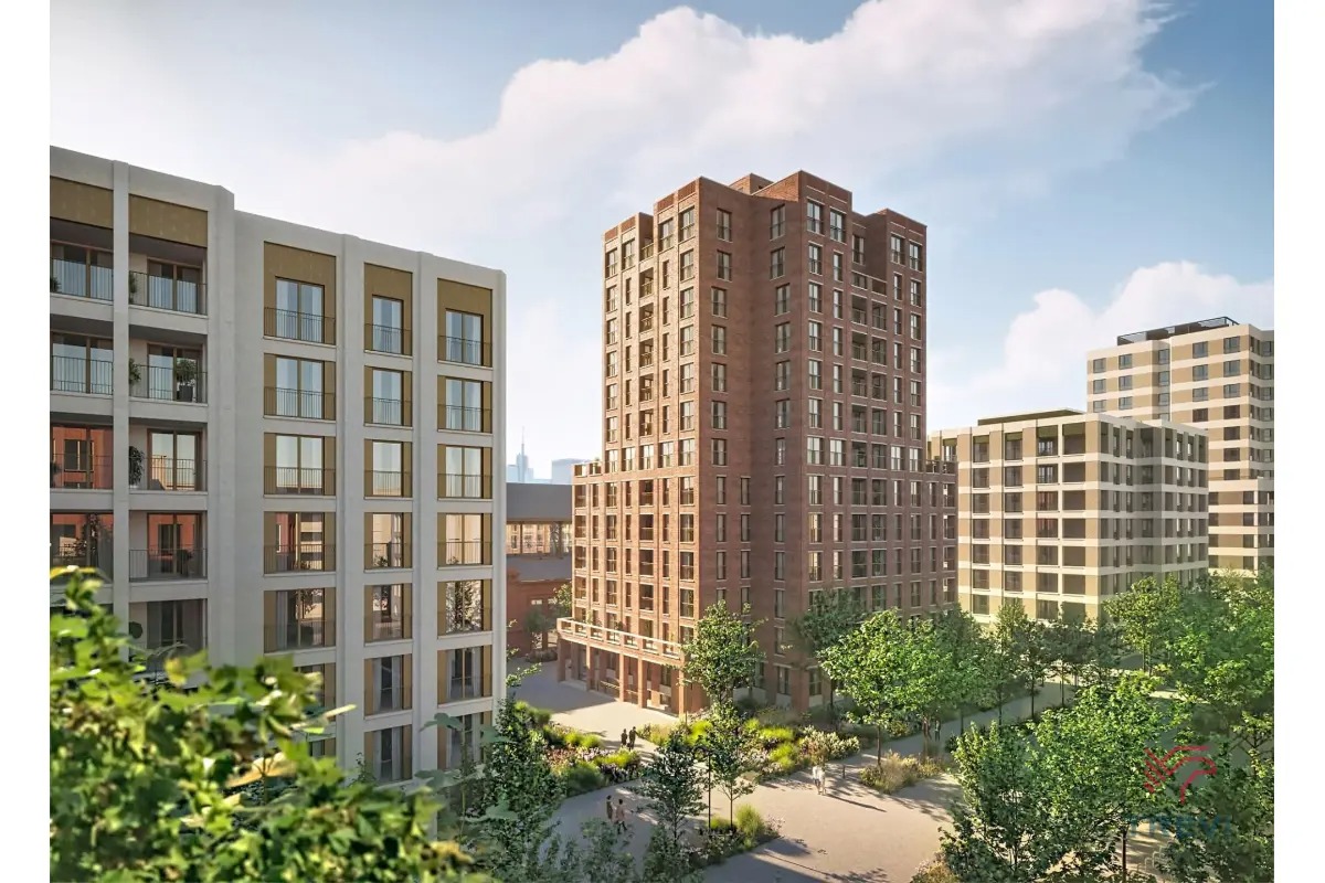 Tour & Taxis - visual van residentieel masterplan